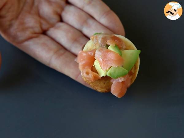 Blinis med fyllningar, den perfekta varierade aperitifen för festsäsongen - Beredning steg 8