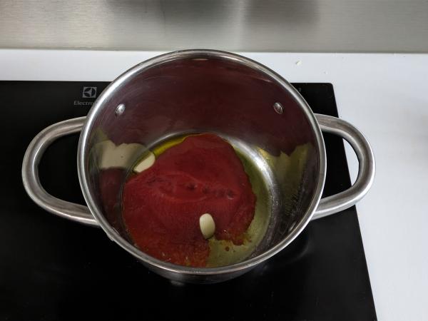 Pasta e fagioli, det snabba och krämiga receptet - Beredning steg 1