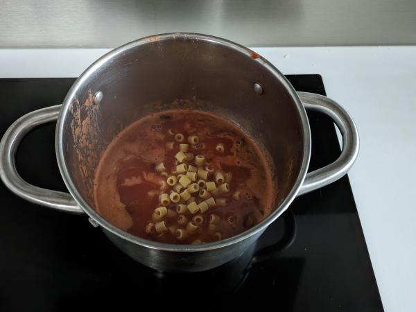 Pasta e fagioli, det snabba och krämiga receptet - Beredning steg 4