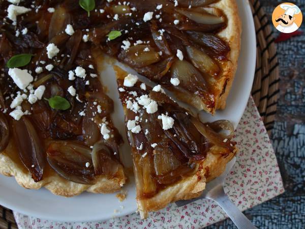 Tarte tatin med schalottenlök och fetaost, den oemotståndliga salta varianten! - Beredning steg 7