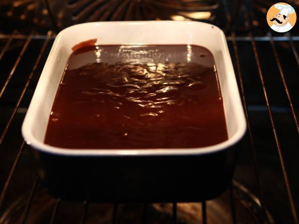 EXTRA FONDANT choklad- och kastanjegräddtårta med bara 4 ingredienser - Beredning steg 4