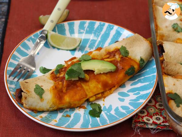 Vegetariska enchiladas - Beredning steg 5
