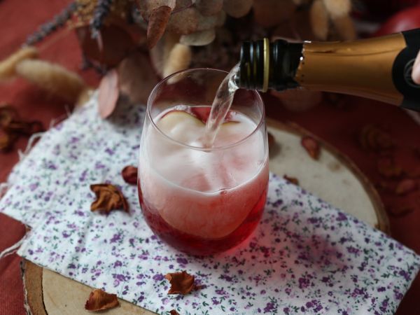 Den perfekta cocktailen för alla hjärtans dag, Cranberry Spritz! - Beredning steg 5