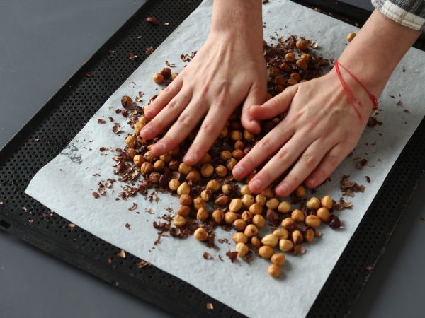 Hemmagjorda Ferrero-stil rochers - Beredning steg 2