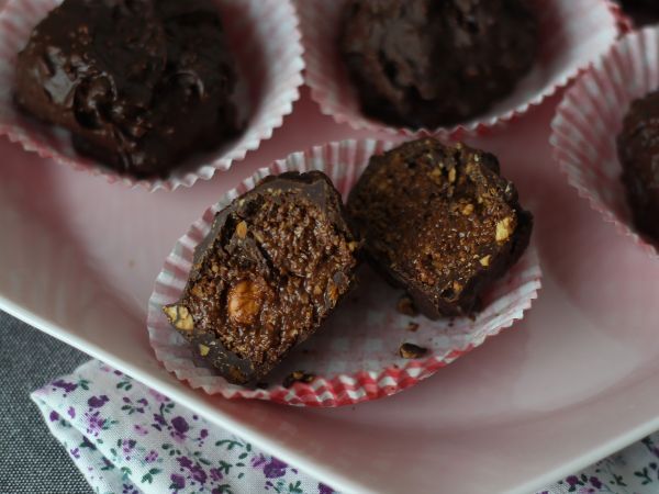 Hemmagjorda Ferrero-stil rochers - Beredning steg 12
