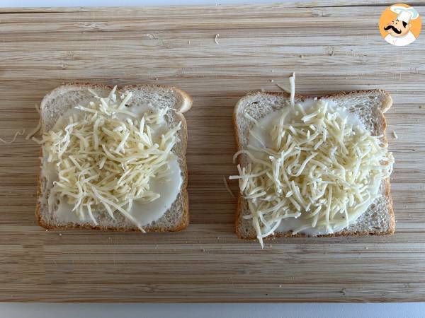 Croque monsieur med Air Fryer - Beredning steg 2