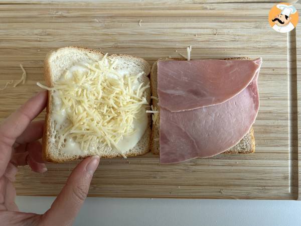 Croque monsieur med Air Fryer - Beredning steg 3