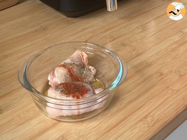 Krispig kyckling i Air Fryer – den snabba och enkla måltiden par excellence! - Beredning steg 1