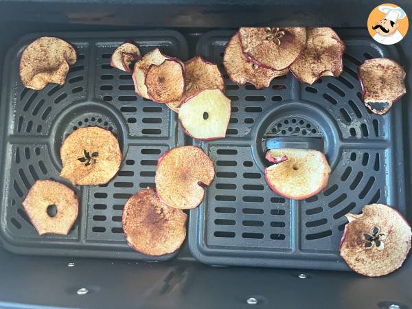 Kanel- och äppelchips med Air Fryer - Beredning steg 5