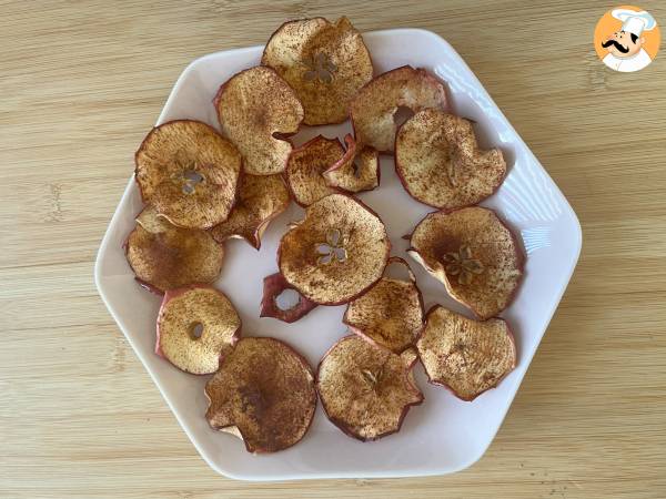 Kanel- och äppelchips med Air Fryer - Beredning steg 6