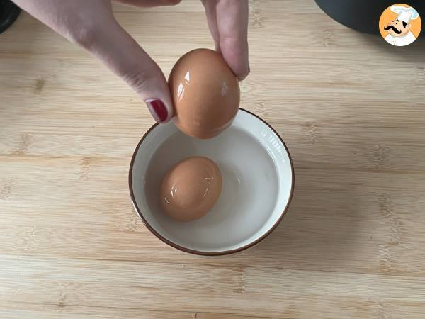 Mjukkokta ägg i Air fryer - Beredning steg 3