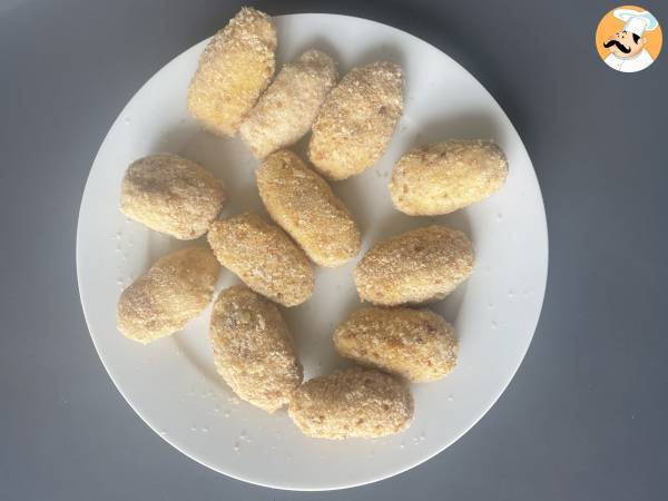 Skinkkroketter med Air Fryer: lite olja, men alltid lika krispiga! - Beredning steg 8