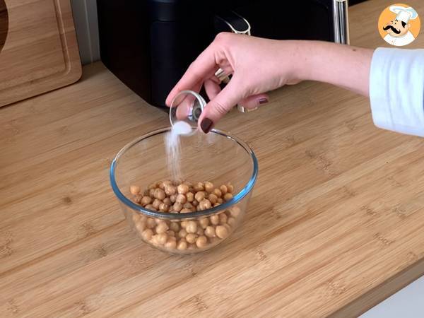Grillade kikärtor i luftfryser - Beredning steg 1