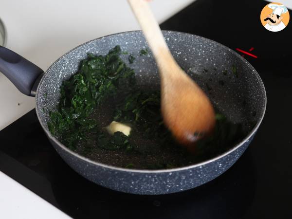 Conchiglioni fyllda med ricotta och spenat: en oemotståndlig bakad vegetarisk rätt - Beredning steg 2