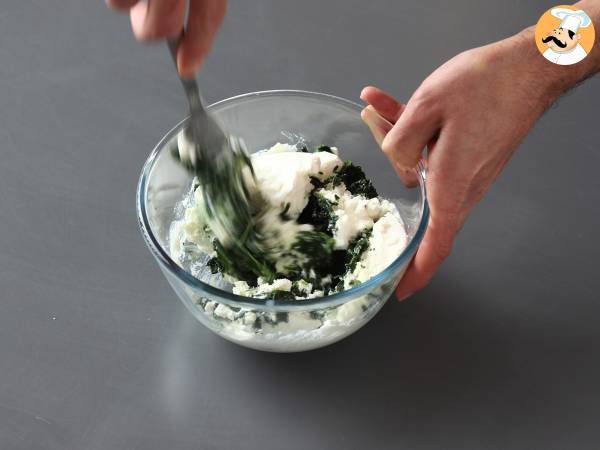 Conchiglioni fyllda med ricotta och spenat: en oemotståndlig bakad vegetarisk rätt - Beredning steg 4