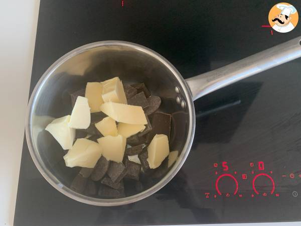 Extra rinnande Air Fryer chokladfondanter! - Beredning steg 4