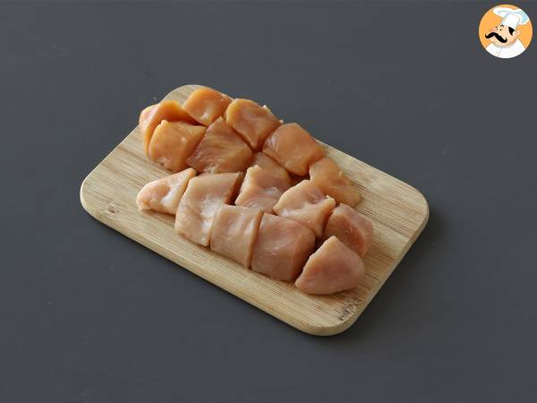 Koreansk stekt kyckling med kryddig gochujangsås - Dakgangjeong - Beredning steg 1