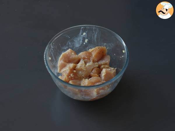 Koreansk stekt kyckling med kryddig gochujangsås - Dakgangjeong - Beredning steg 3