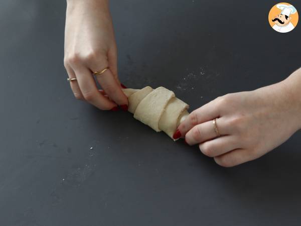 Ultra-gourmet, superenkla crookies. Den perfekta kombinationen av croissant och kaka! - Beredning steg 6