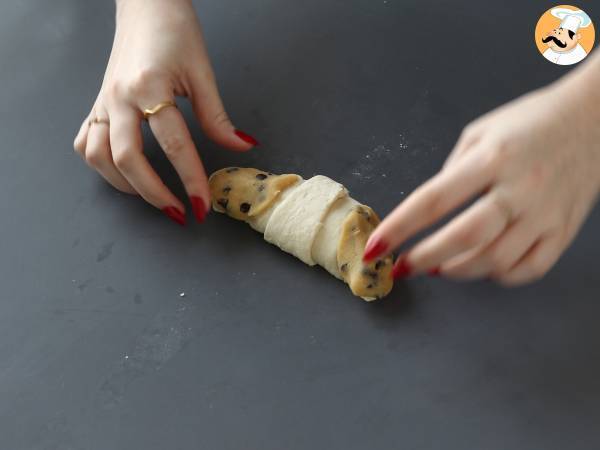 Ultra-gourmet, superenkla crookies. Den perfekta kombinationen av croissant och kaka! - Beredning steg 7