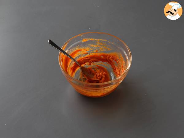 Kakor med gochujang, söta, salta och kryddiga kakor! - Beredning steg 1