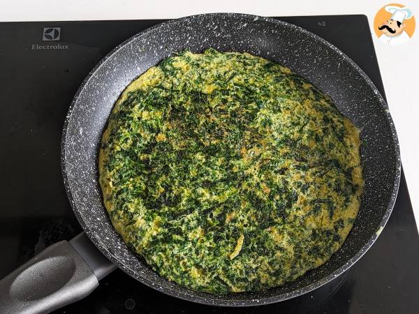 Spenatomelett, den enkla och goda vegetariska rätten - Beredning steg 9