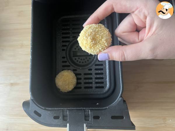 Luftfrysta panerade Babybel - Beredning steg 3