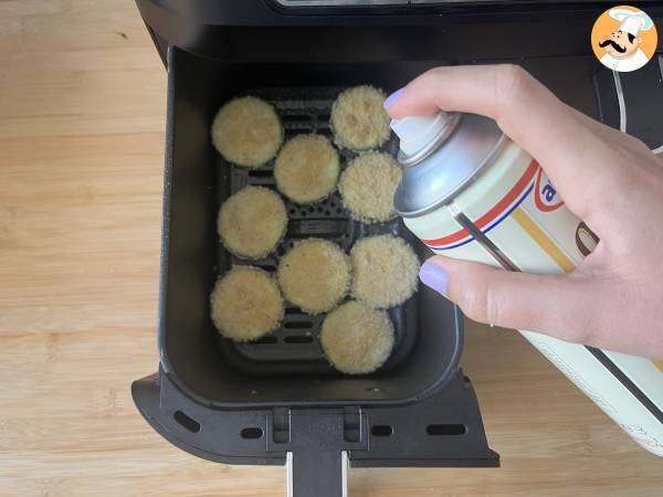 Zucchinichips med Air Fryer - Beredning steg 4