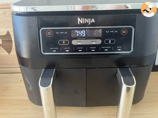 Zucchinichips med Air Fryer - Beredning steg 5