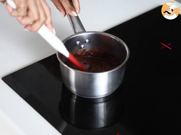 Nega maluca-kaka med brigadeiro-glasyr - Beredning steg 6
