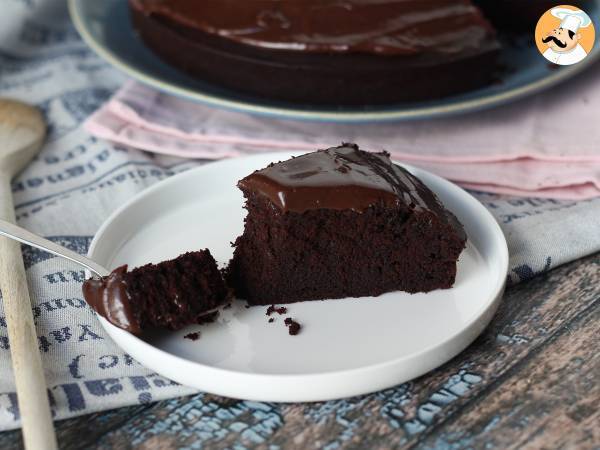 Nega maluca-kaka med brigadeiro-glasyr - Beredning steg 10