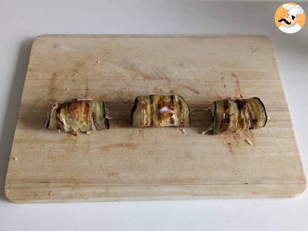 Auberginerullar i luftfritös - Beredning steg 4