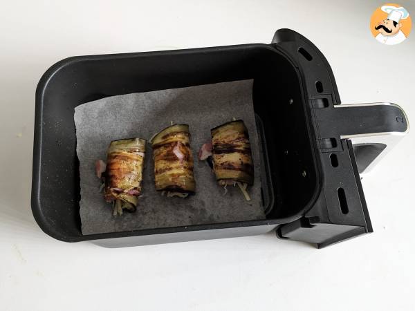 Auberginerullar i luftfritös - Beredning steg 5