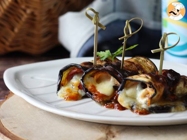 Auberginerullar i luftfritös - Beredning steg 6