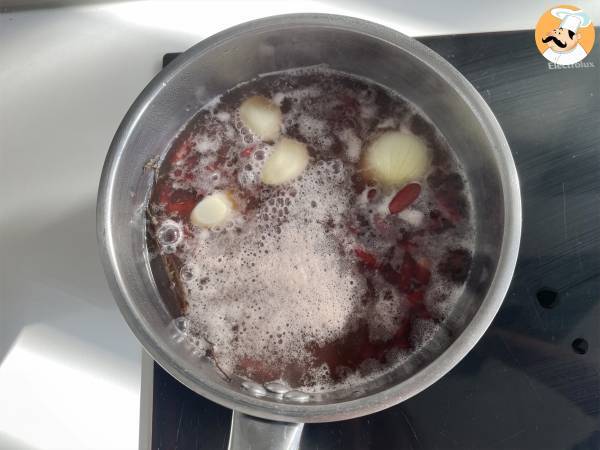 Hur man lagar röda kidneybönor i en vanlig gryta - Beredning steg 4