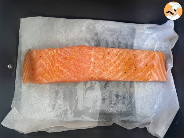 Lax i luftfritös: hälsosam och smakrik - Beredning steg 4