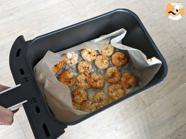 Luftfrästa räkor: ett lätt och välsmakande recept - Beredning steg 5