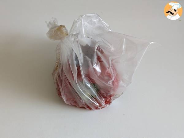 Hur man skalar bakad paprika - Beredning steg 3
