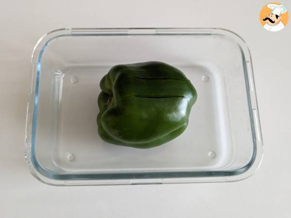 Hur man skalar paprika i mikrovågsugnen - Beredning steg 2
