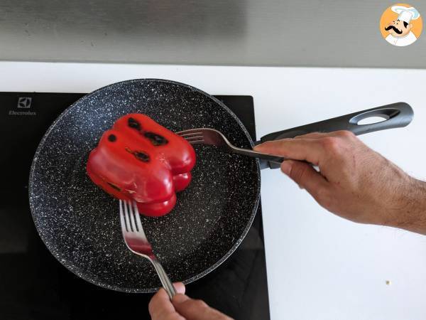 Hur man skalar paprika i stekpanna - Beredning steg 2