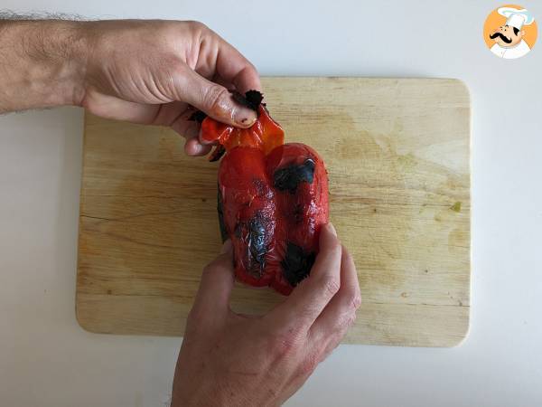 Hur man skalar paprika i stekpanna - Beredning steg 4
