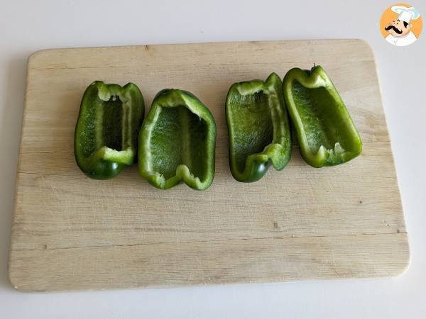 Hur man skalar rå paprika - Beredning steg 1