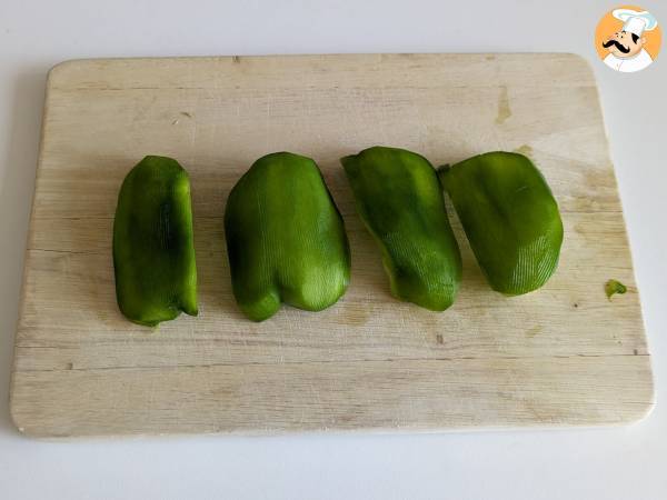 Hur man skalar rå paprika - Beredning steg 3