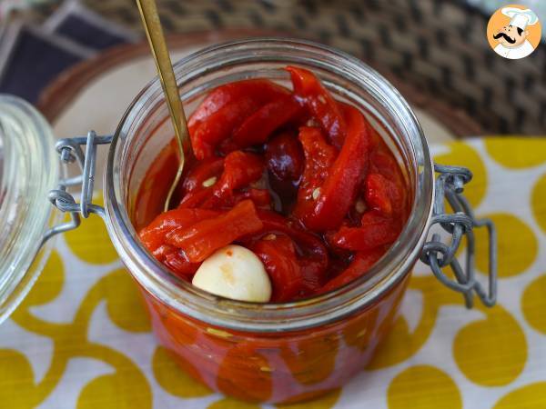 Sallad med rostad paprika i luftfritös - Beredning steg 6