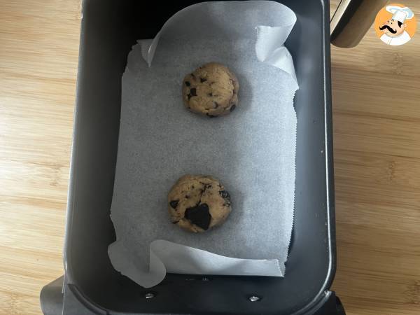 Air Fryer-cookies bakade på bara 6 minuter! - Beredning steg 5