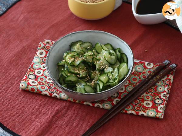 Japansk inlagd gurksallad - Beredning steg 5