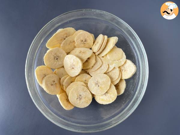 Chips de plátano macho en luftfryser - Beredning steg 2