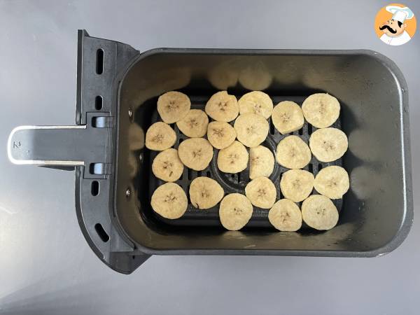Chips de plátano macho en luftfryser - Beredning steg 3