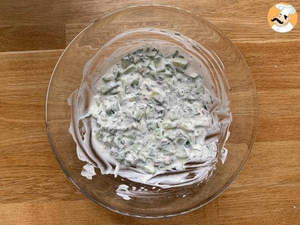 Gurka och krispig potatissallad - Beredning steg 5