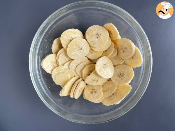 Bakade bananchips i ugnen - Beredning steg 2